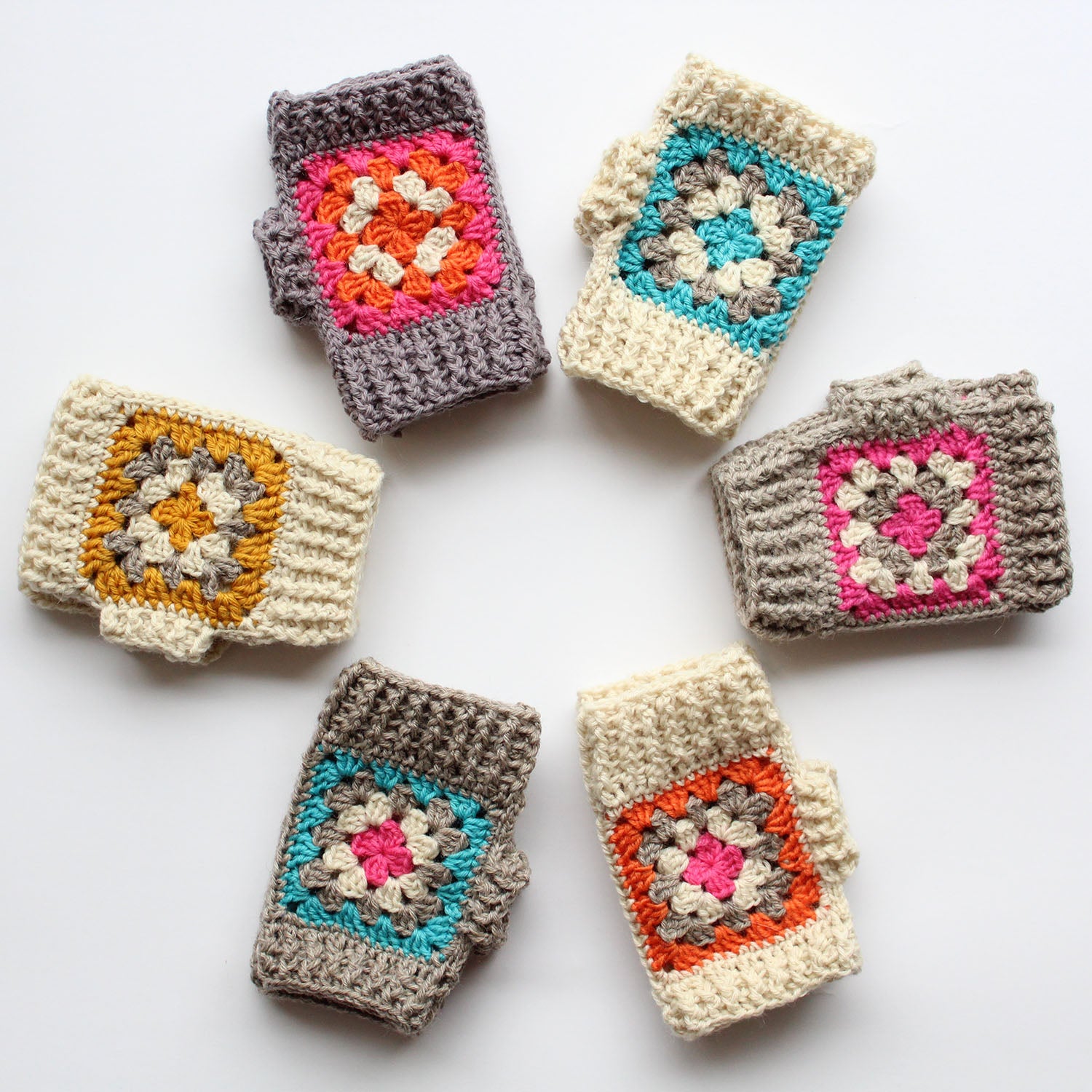 Mitones Granny Square