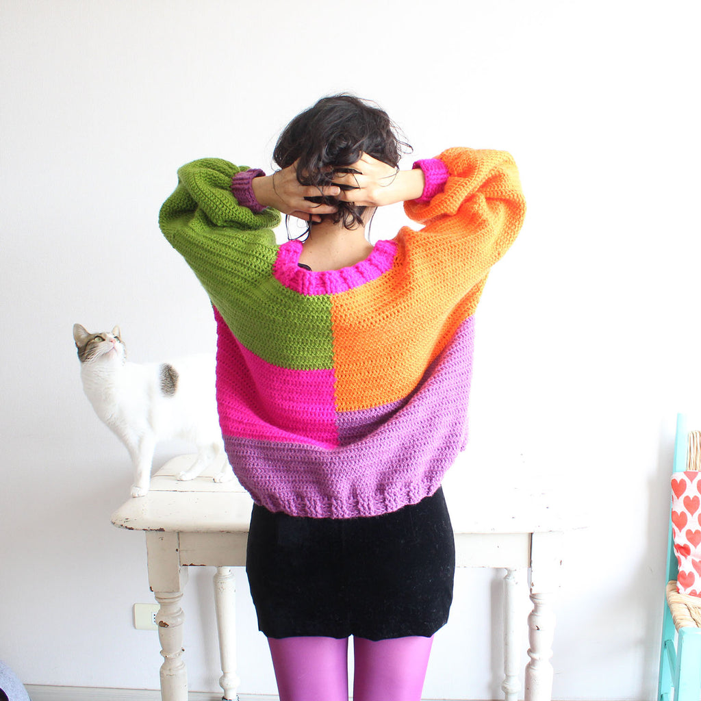 Cardigan Oversize Full Color